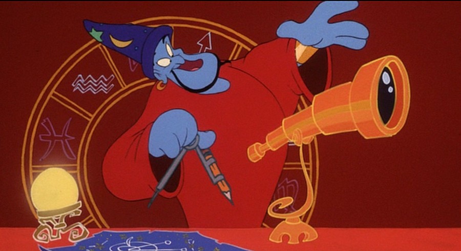 Aladdin and the King of Thieves Hidden Mickey Sorcerer