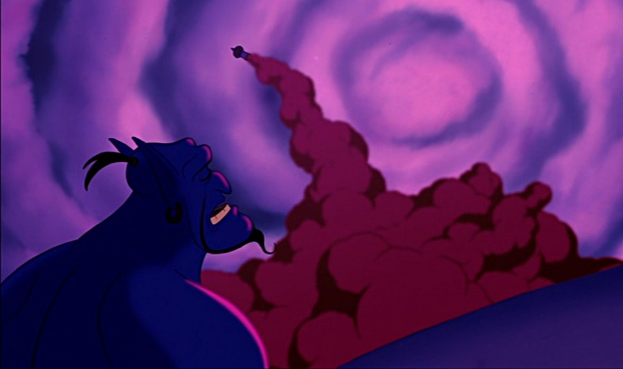 Aladdin Hidden Mickey smoke