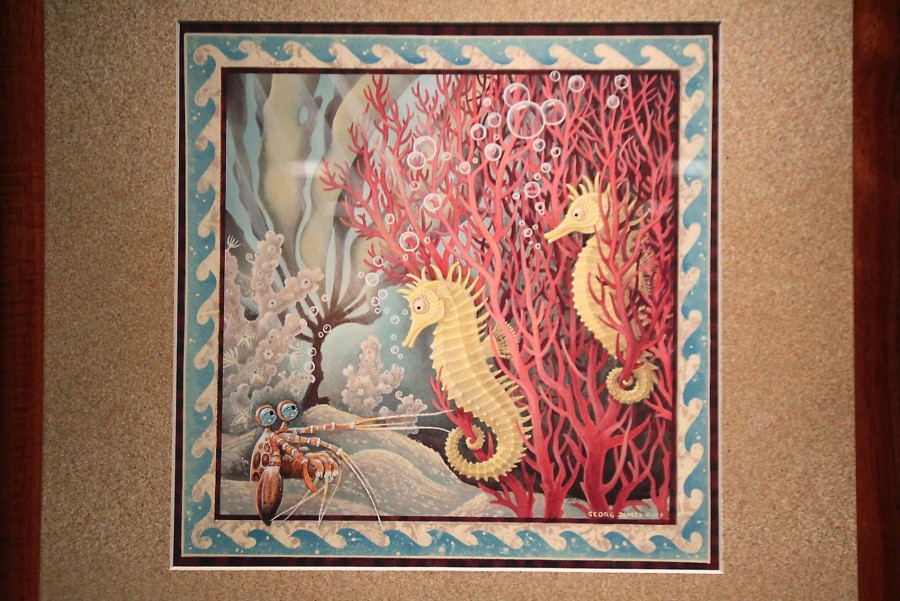 Aulani Resorts Guest Room Sea Art Hidden Mickey