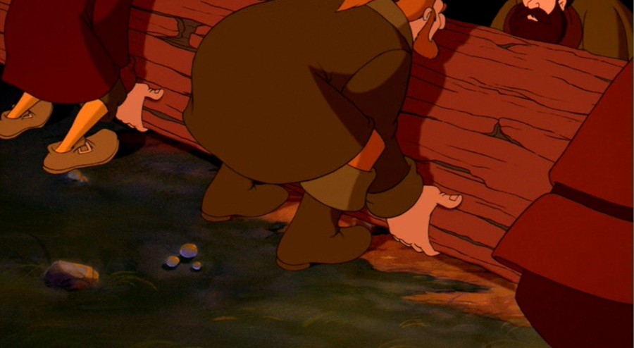 Beauty and the Beast Stones Hidden Mickey