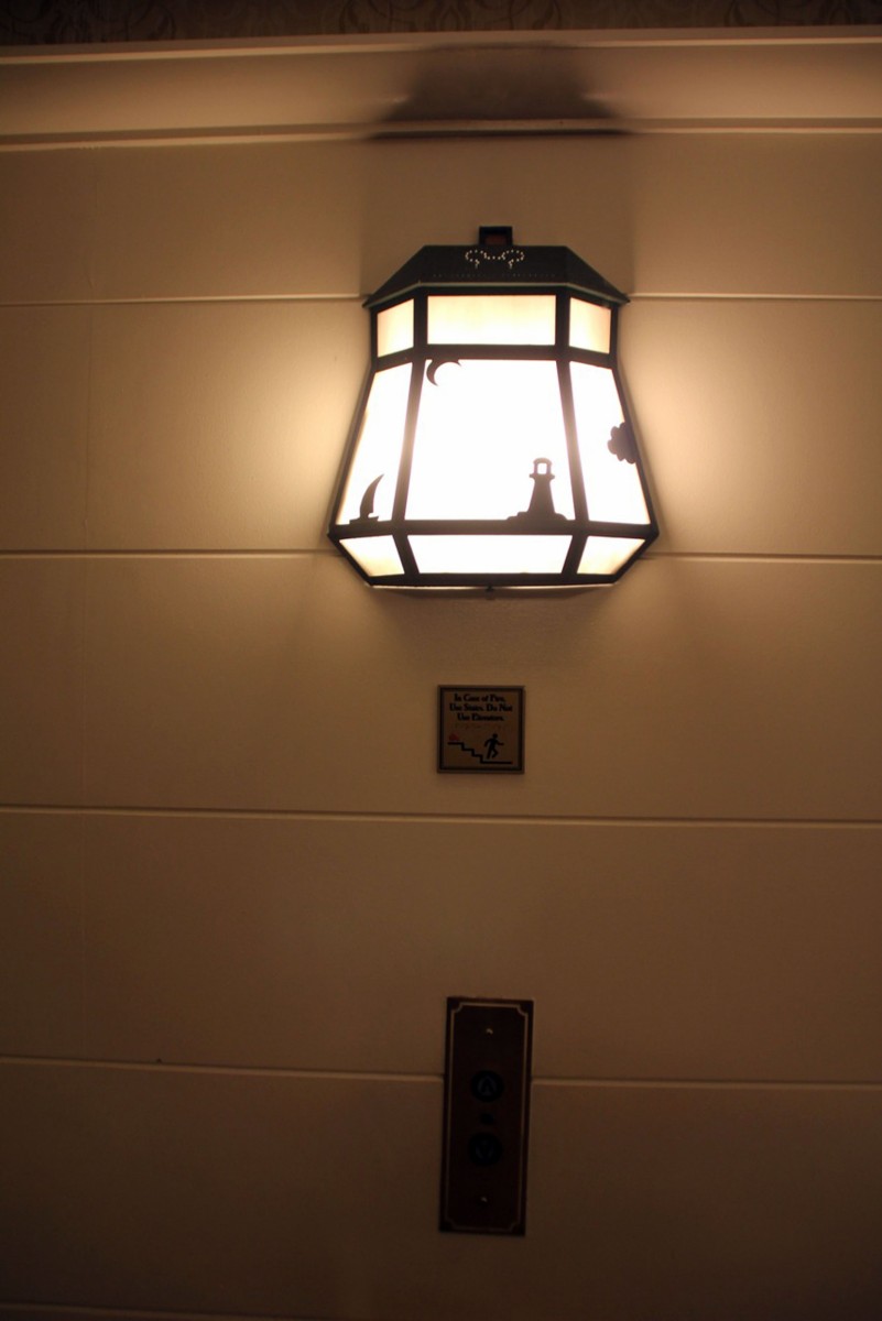 Disney's Boardwalk Resort Light Hidden Mickey