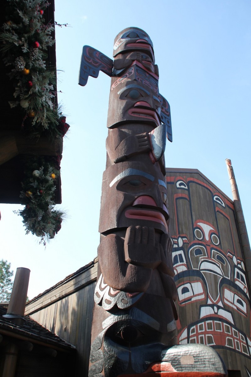 Epcot Canada Totem Pole Hidden Mickey