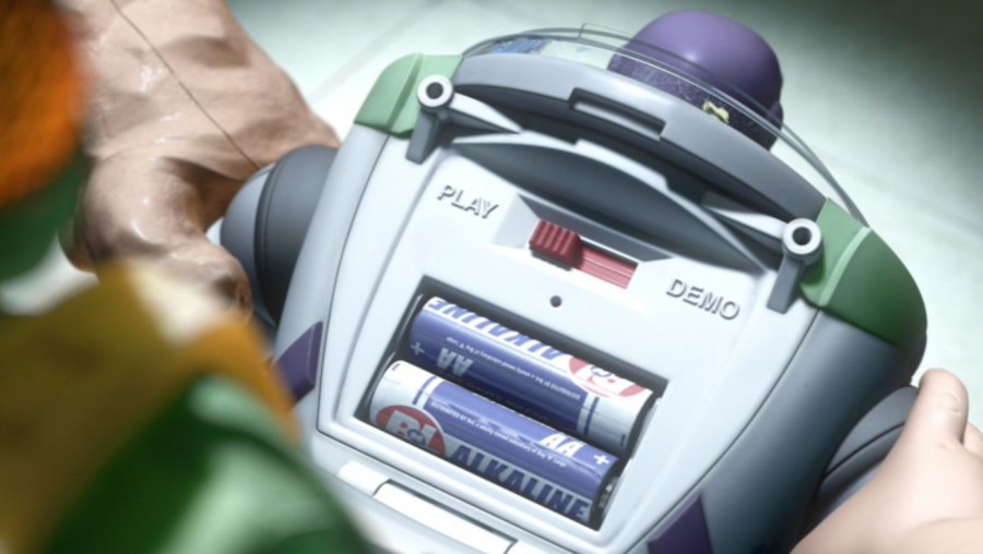 Toy Story 3 Hidden BNL Battery in Buzz Lightyear 