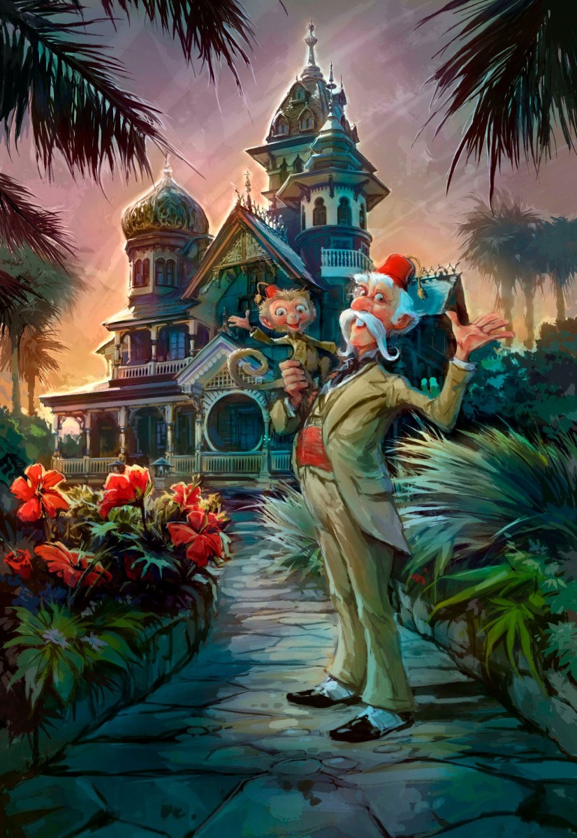 Hong Kong Disneyland Mystic Point Hidden Mickey