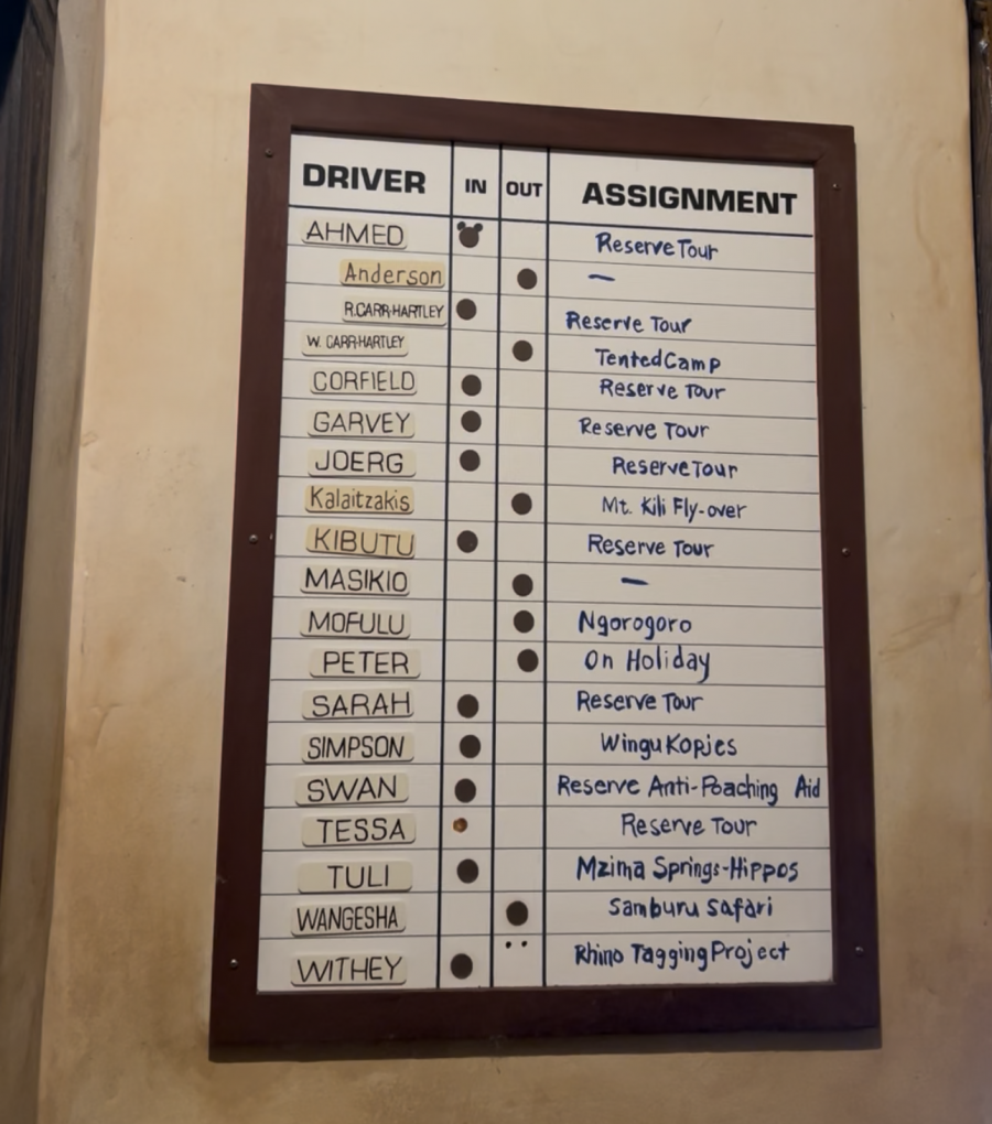 Kusafiri Coffee Shop & Bakery Hidden Mickey