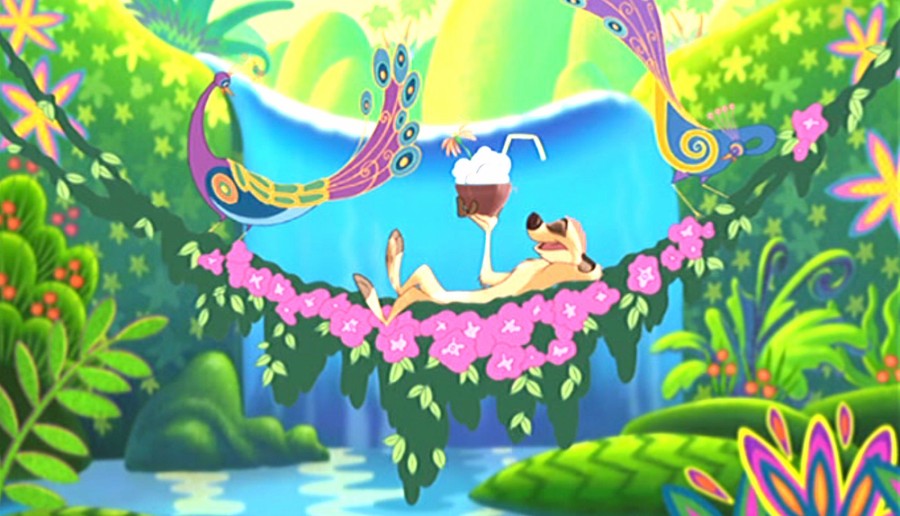 The Lion King 1½ Hidden Mickey Flowers