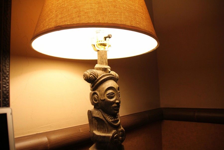 Polynesian Resort Guest Room Lamp Hidden Mickey