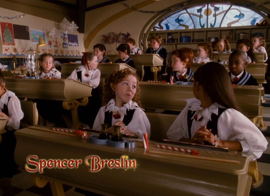 There is a Hidden Mickey in this scene of Santa Clause 3.