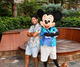 Makahiki Restaurant at Aulani - Hidden Mickey