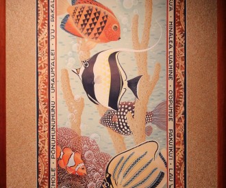 Aulani Resorts Guest Room Fish Sea Art Hidden Mickey