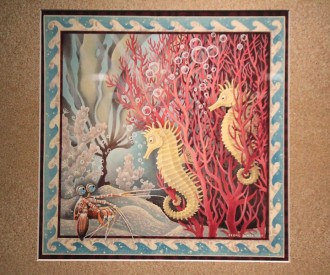 Aulani Resorts Guest Room Sea Art Hidden Mickey