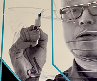 Test Track Whiteboard Hidden Mickey