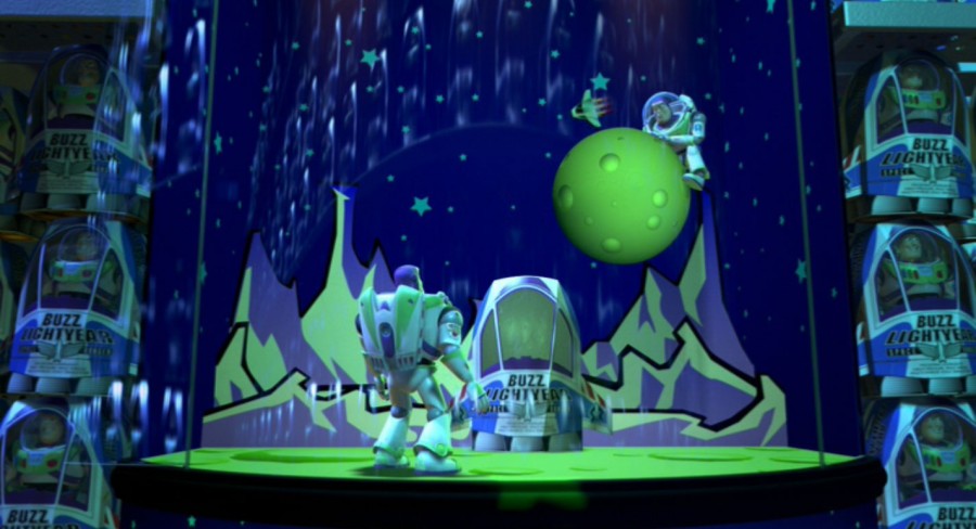 Toy Story 2 Hidden Mickey Moon